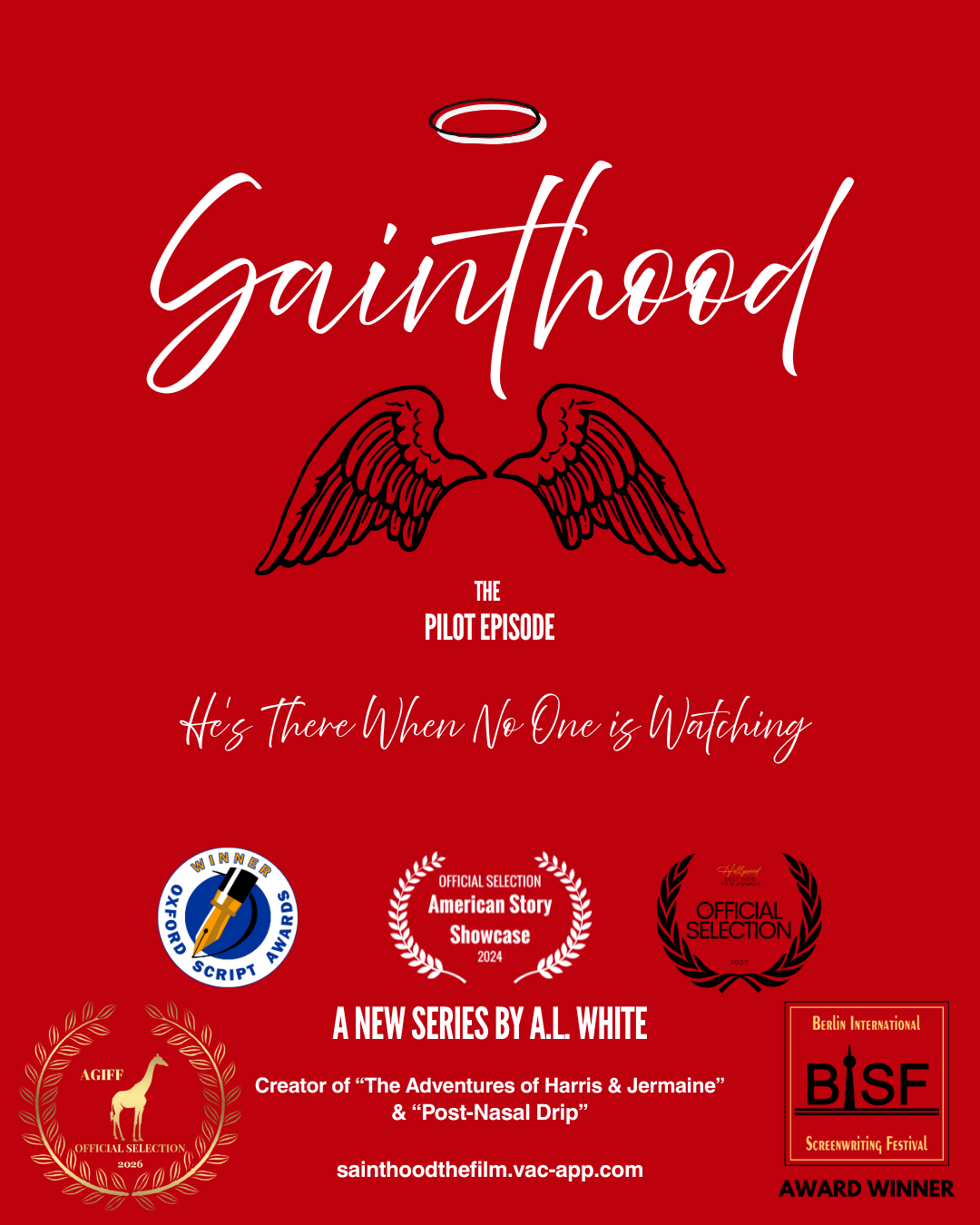 Sainthood poster for the pilot episode